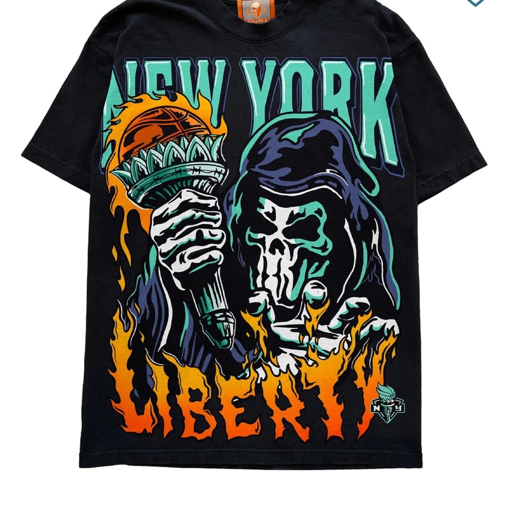 New York Liberty Warren Lotas x Fanatics Fest 2025 Torch T-Shirt
